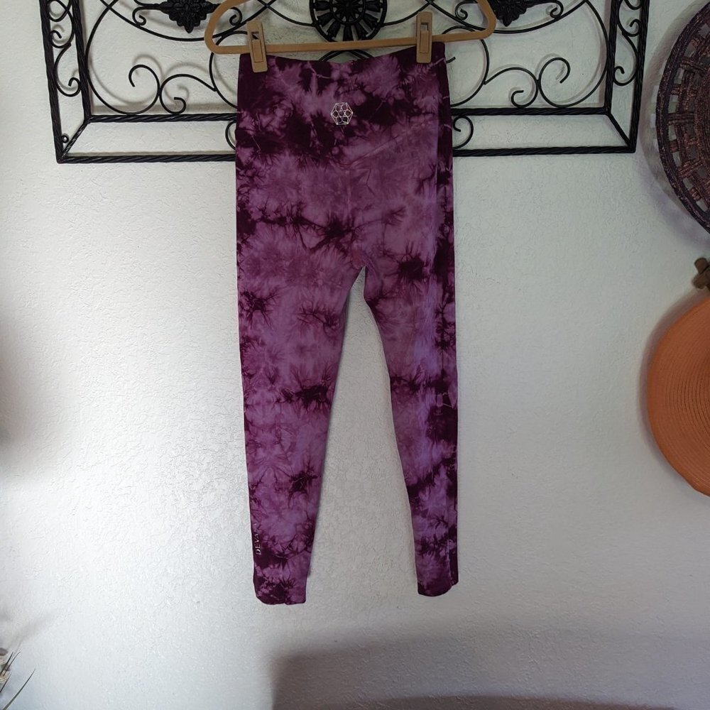DEVALA Womens NAKED HIGH WAIST LEGGING CRYSTAL WASH - MYSTIC- Size L - Picture 2 of 6